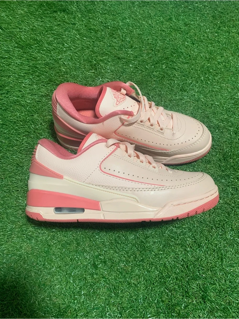 Jordan Low-Top Sneakers in Light Pink and Pink